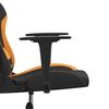 vidaXL Gaming-Stuhl Schwarz und Orange Stoff