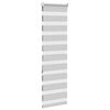 vidaXL Doppelrollo Hellgrau 50x150 cm Stoffbreite 45,9 cm Polyester