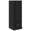 vidaXL Highboard 3 pcs Schwarz Eichen-Optik Holzwerkstoff