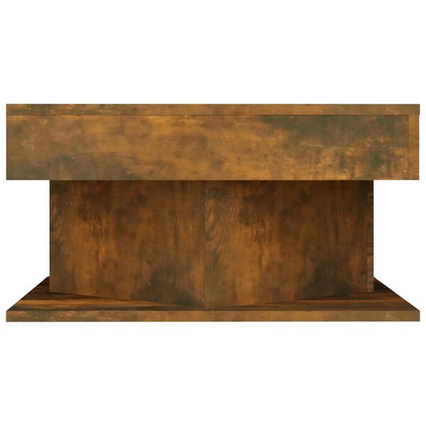 vidaXL Couchtisch R&auml;uchereiche 57x57x30 cm Holzwerkstoff