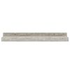 vidaXL Wandregale 2 Stk. Betongrau 40x9x3 cm