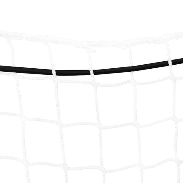 vidaXL Anhängernetz mit Gummiseil Weiß 3,5x3 m PP