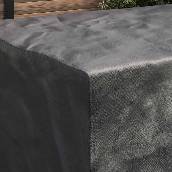 vidaXL M&ouml;belbezug Uni Schwarz 220 x 150 x 85 cm 210D