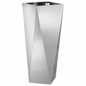 vidaXL Pflanzk&uuml;bel Silber 30 x 30 x 75 cm Verzinkter Stahl