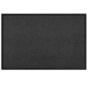 vidaXL Fu&szlig;matte Anthrazit 60 x 40 x 1,2 cm Teddystoff
