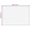 vidaXL Gewichtsdecke Blau 140x200 cm 6 kg Stoff