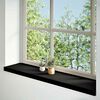 vidaXL Fensterbänke 2 Stk. Dunkelbraun 120x25x2 cm Massivholz Eiche