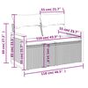 vidaXL 5-tlg. Garten-Sofagarnitur mit Kissen Beige Poly Rattan