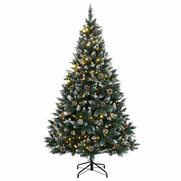 vidaXL Künstlicher Weihnachtsbaum 150 LEDs 120 cm