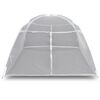 vidaXL Campingzelt 200&times;180&times;150 cm Fiberglas Wei&szlig;