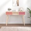 vidaXL Konsolentisch mit Schubladen 105x30x75 cm Holzwerkstoff