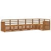 vidaXL Outdoor-Sofagarnitur 6 Stk. Natur Polyester
