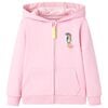 vidaXL Kinder-Kapuzenpullover mit Rei&szlig;verschluss Rosa 104
