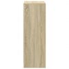 vidaXL Sideboard mit LED Sonoma-Eiche 72x34x100 cm Holzwerkstoff