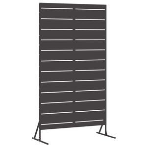 vidaXL Sichtschutz 100 x 50 x 180 cm Stahl Schwarz