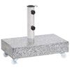 vidaXL Schirmst&auml;nder Hellgrau 45x25x8,3 cm Granit