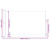 vidaXL Seitenmarkise Ausziehbar 180x300 cm Grau
