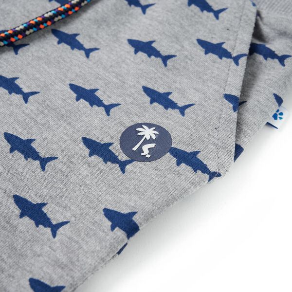 Kindershorts mit Kordelzug Hellkhaki Melange 92