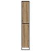 vidaXL B&uuml;cherregal 2 pcs Kunsthandwerk Eiche 80 x 30 x 155 cm