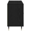 vidaXL Sideboard Schwarz Eichen-Optik 100 x 36 x 60 cm Holzwerkstoff