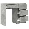 vidaXL Schreibtisch Beton Grau 90 x 37,5 x 75 cm Holzwerkstoff
