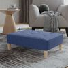 vidaXL Fu&szlig;hocker Blau 78x56x32 cm Stoff