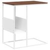 vidaXL Beistelltisch Wei&szlig; 55x36x59,5 cm Holzwerkstoff