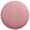 vidaXL Sitzkissen 2 St&uuml;ck Rosa &Oslash; 50 x 19 cm Samt