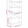 vidaXL B&uuml;cherregal Sonoma-Eiche 80 x 30 x 155 cm Holzwerkstoff