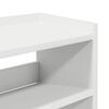 vidaXL Schuhregal Wei&szlig; 80x25x62 cm Holzwerkstoff