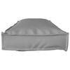 vidaXL Palettenkissenset 2 pcs Grau 120 x 40 x 8 cm Oxford-Stoff
