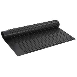 vidaXL Dimpled Drainage Sheet Schwarz 1 x 10 m HDPE