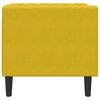 vidaXL Chesterfield-Sessel Gelb Samt