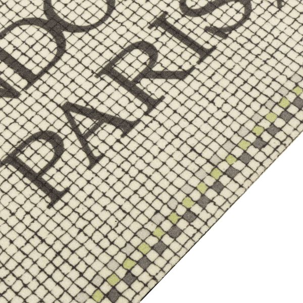 vidaXL Küchenteppich Waschbar Hauptstädte Home 60x180 cm Samt