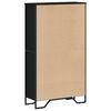 vidaXL B&uuml;cherregal Schwarz 80x31x137,5 cm Holzwerkstoff