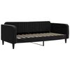 vidaXL Tagesbett Schwarz 100x200 cm Samt