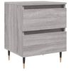 vidaXL Nachttisch Grau Sonoma 40x35x50 cm Holzwerkstoff