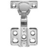 vidaXL Scharnier 254 pcs Nickel 85 x 52,5 x 9,5 mm Eisen