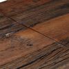 vidaXL Konsolentisch Silbern Edelstahl und Massive Holzschwellen