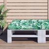 vidaXL Palettensofa-Kissen Blattmuster 70x70x12 cm