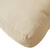 vidaXL Palettenkissen Beige 80x40x12 cm Stoff