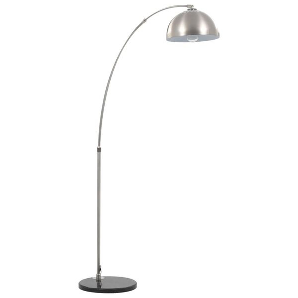 vidaXL Bogenlampe 60 W Silbern E27 170 cm