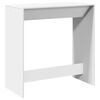 vidaXL Bartisch Wei&szlig; 102x50x103,5 cm Holzwerkstoff