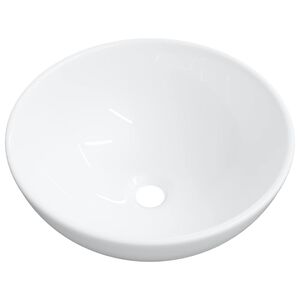 vidaXL Waschbecken Wei&szlig; 28x28x10 cm Keramik