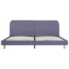 vidaXL Bettgestell Hellgrau Stoff 180x200 cm