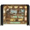 vidaXL Aufbewahrungsbox Braun und Schwarz 60 x 40 x 41 cm Altholz