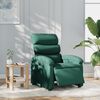 vidaXL Relaxsessel Elektrisch Dunkelgr&uuml;n Stoff