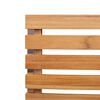 vidaXL Garten Essgruppe 7 pcs Braun Massivholz Teak