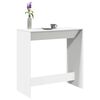 vidaXL Bartisch Wei&szlig; 102x50x103,5 cm Holzwerkstoff