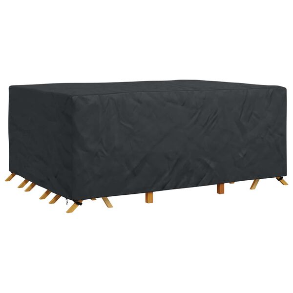 vidaXL M&ouml;belbezug Uni Schwarz 280 x 204 x 106 cm 420D